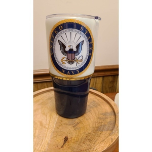 30 Ounce Hogg tumbler Navy, beautiful‎ Naval logo